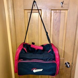 Dale Jarrett Duffle Travel Bag Strap Nascar Fantasy Cup Auto Racing 18x12X12